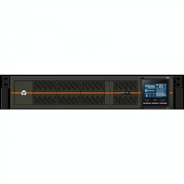 UPS Vertiv &amp;quot;GXT RT+&amp;quot; Online Tower/rack 2700 W fara AVR IEC x 7 display LCD back-up 11 - 20 min. &amp;quot;GXTRT-3000IRT2UXL&amp;quot; (timbru verde