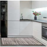 Covor Model Flex 19171, 08, Marime 150 x 230 cm, Gri, Inaltime Fir Tesatura plata, Antialergic, Polipropilena, Bucatarie