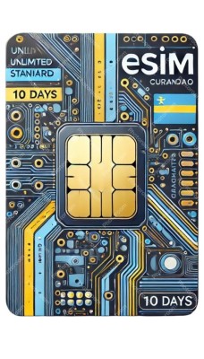 eSIM Curacao, Unlimited Standard, 10 Days foto
