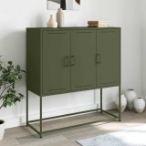 Cumpara ieftin Dulap &icirc;nalt, verde măsliniu, 100,5x39x107 cm, oțel