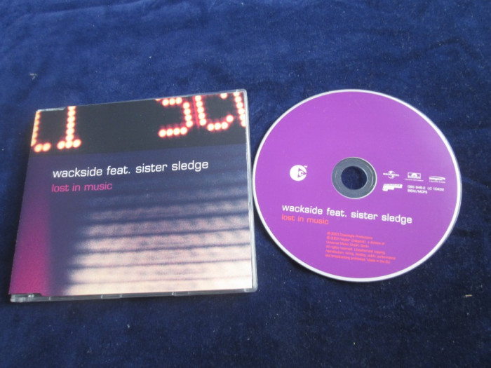 Wackside&amp;Sister Sledge-Lost In Music _maxi single,cd_Universal ( Germania,2003)