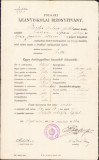 HST A1906 Certificat școlar 1908 Făgăraș elevă rom&acirc;ncă ortodoxă