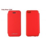 Husa Mercury Techno Flip Apple iPhone 5C Orange Blister, Cu clapeta, Piele Ecologica