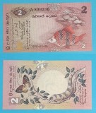 Bancnota Sri Lanka 2 Rupii 1979, Banca Ceylon, UNC, Seria A/59, P#83, Asia