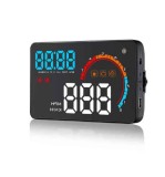 Head Up Display D2000, proiectie afisaj bord pe parbriz, OBD2