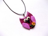 Colier fimo cu bufnita 40765