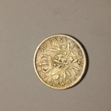 Di.147. Moneda 50 bani 1910 Argint, patina