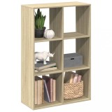VidaXL Bibliotecă/separator cameră stejar sonoma 69,5x29x103,5 cm lemn