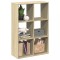 vidaXL Bibliotecă/separator cameră stejar sonoma 69,5x29x103,5 cm lemn