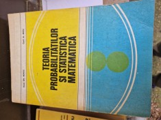 Teoria probabilităților si statistică matematică vintage