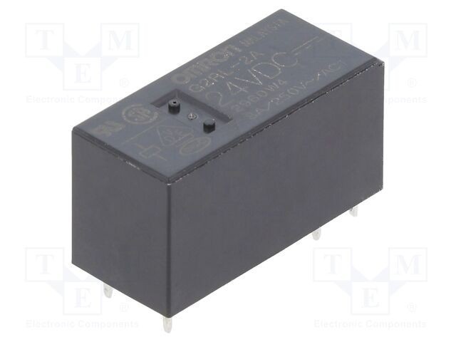 Releu electromagnetic OMRON G2RL 24V DC 8A DPST-NO pentru PCB