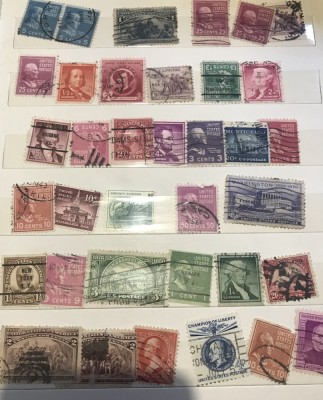 Timbre SUA la alegere pret pe bucata foto