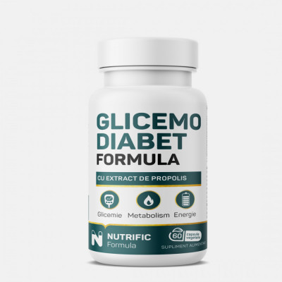 Glicemo diabet formula 60cps nutrific foto