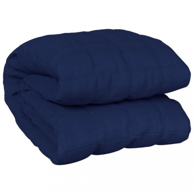 Patura grea, albastru, 220x230 cm, 15 kg, material textil foto