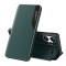 Husa tip carte compatibila xiaomi redmi note 13 pro plus 5g, stand view, dark green