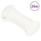 vidaXL Fr&acirc;nghie de barcă, alb complet, 4 mm, 25 m, polipropilenă