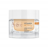 Crema de fata intensiva cu efect de luminozitate Vit Activ Cg, 50 ml, Avene