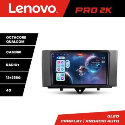 Navigatie Smart For Two 2010-2015 Lenovo Kit-Smart10 8 core QLED 2K 12+256 360 Android Waze USB Navigatie Internet Youtube Radio CarStore Technology foto