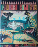 Pădurea colorata Vasile Filip - carte de colorat cu versuri foarte rara