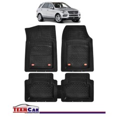 Covorase Auto TeamCar&reg; Tip Tavita Compatibile Mercedes-Benz GLE W166 (2011&ndash;2019) Negru, Material Rezistent