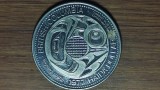 Canada - piesa de colectie aniversara - 1 Haida Dollar 1977 UNC PROOF - British Columbia - CE tiraj 100k, rarisima !
