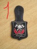 QW8 19 - Insigna tematica militara - pompieri Bruxelles - suport piele, Europa