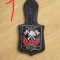 QW8 19 - Insigna tematica militara - pompieri Bruxelles - suport piele