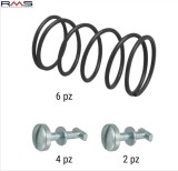 Kit suruburi fixare capace laterale moped Piaggio Boss - Boxer - Ciao - Ciao PX 2T AC 50cc