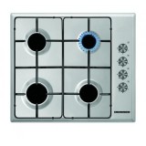Plita incorporabila gaz HBH-S584I-IX, 4 arzatoare, aprindere electrica, inox