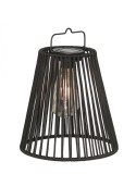 Cumpara ieftin Lampa solara neagra Nikhita 21.5x22-26.5 cm