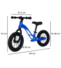 Bicicleta echilibru Trike Fix Active X2 3.7kg cu roti gonflabile, albastru