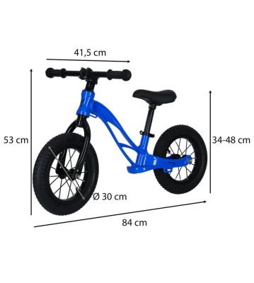Bicicleta echilibru Trike Fix Active X2 3.7kg cu roti gonflabile, albastru foto