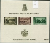 1939-1940 , Lp 134 , Centenarul nasterii Regelui Carol , colite nedantelate MNH, Nestampilat