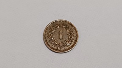 Elvetia-1 Rappen 1934 foto