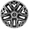 Set 4 Capace Roti 15 &quot; Best Gri-Negru, Compatibile Cu Renault Nou