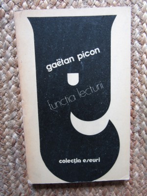 Gaetan Picon &amp;ndash; Functia lecturii, 1981 foto