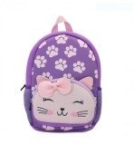 Ghiozdan pentru gradinita Pisicuta Kitty,Mov, 21x9x30 cm