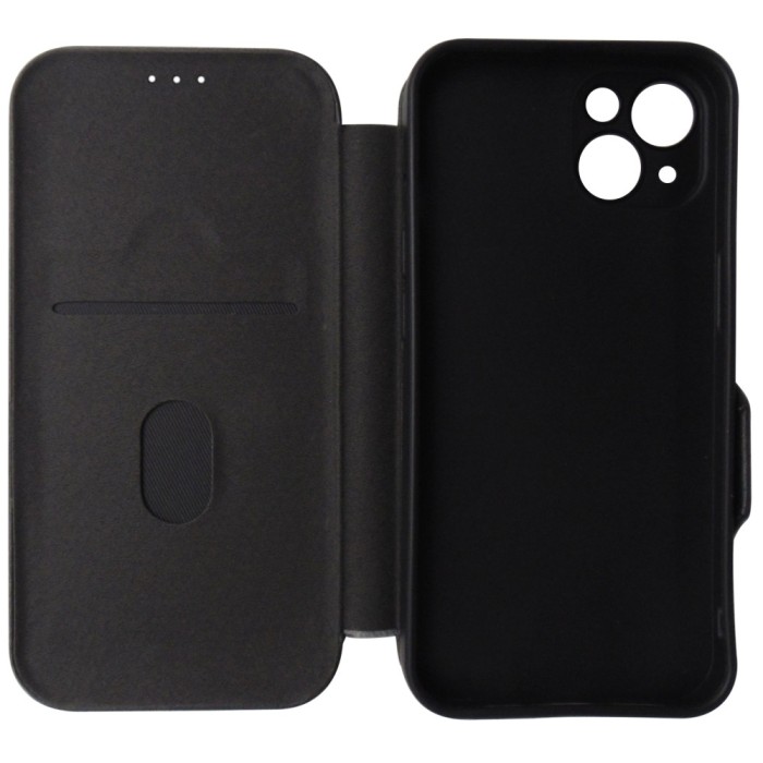 Husa tip carte cu stand Techsuit neagra pentru Apple iPhone 13