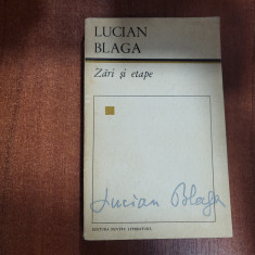 Zari si etape de Lucian Blaga