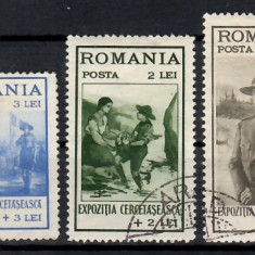 Romania 1931, LP.93 - Expozitia Cercetaseasca, Ștampilate