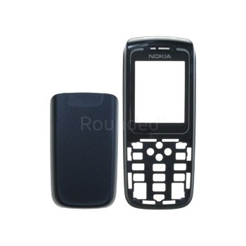 Nokia 1650 față și capac baterie negru &amp;icirc;nchis foto