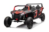 Cumpara ieftin UTV electric pentru copii 4-8 ani, Kinderauto Racing, 4 locuri, 600W, 48V 14Ah, echipare premium, rosu