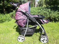 Carucior 2 in 1 Baby Care cu balansoar foto