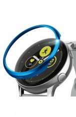 Rama ornamentala otel inoxidabil Ringke Albastru pentru Samsung Galaxy Watch Active foto