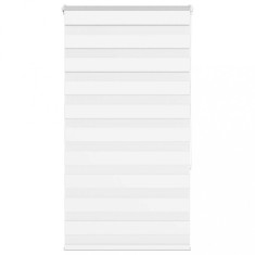 Gossi jaluzea tip zebra alb latime tesatura 75,9 cm poliester