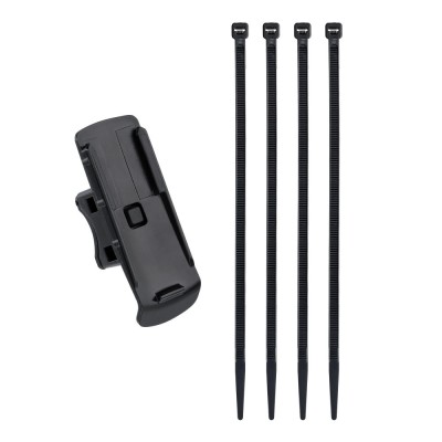 Suport bicicleta pentru GPS Garmin eTrex 30/eTrex 20/eTrex 10, Kwmobile, Negru, Plastic, 55031.01 foto