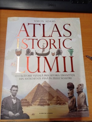 AS - SIMON ADAMS - ATLAS ISTORIC AL LUMII foto