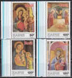Zair 1987 - Crăciun - Tablouri, MNH, Nestampilat