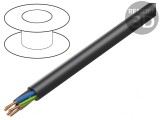 Cablu electric YKY 5G6mm2 100m negru