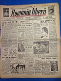 ziarul romania libera 28 noiembrie 1945 - articolul iorga, madgearu,iamandi - de zaharia stancu